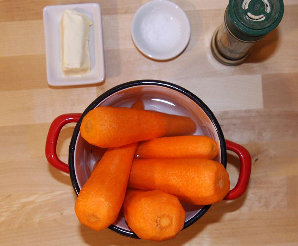 Ingrediente piure de morcovi